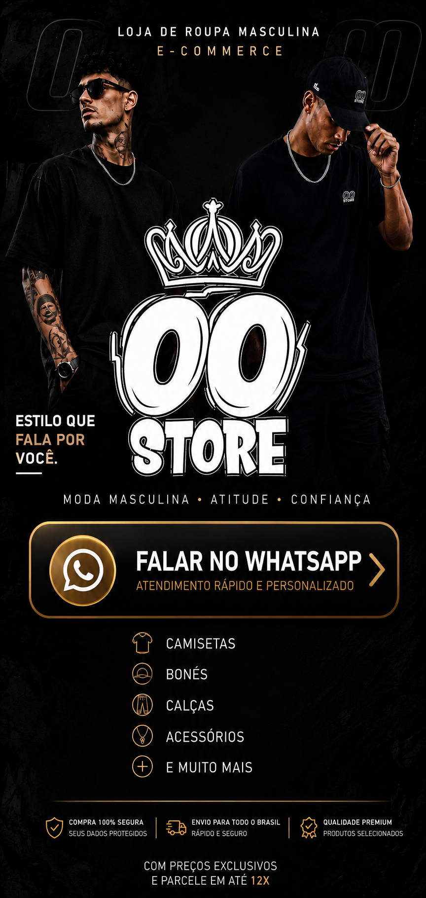 00 Store - Loja de roupa masculina
